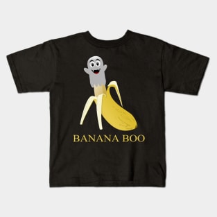 Banana Boo Halloween Witch Party Costume Gift Kids T-Shirt